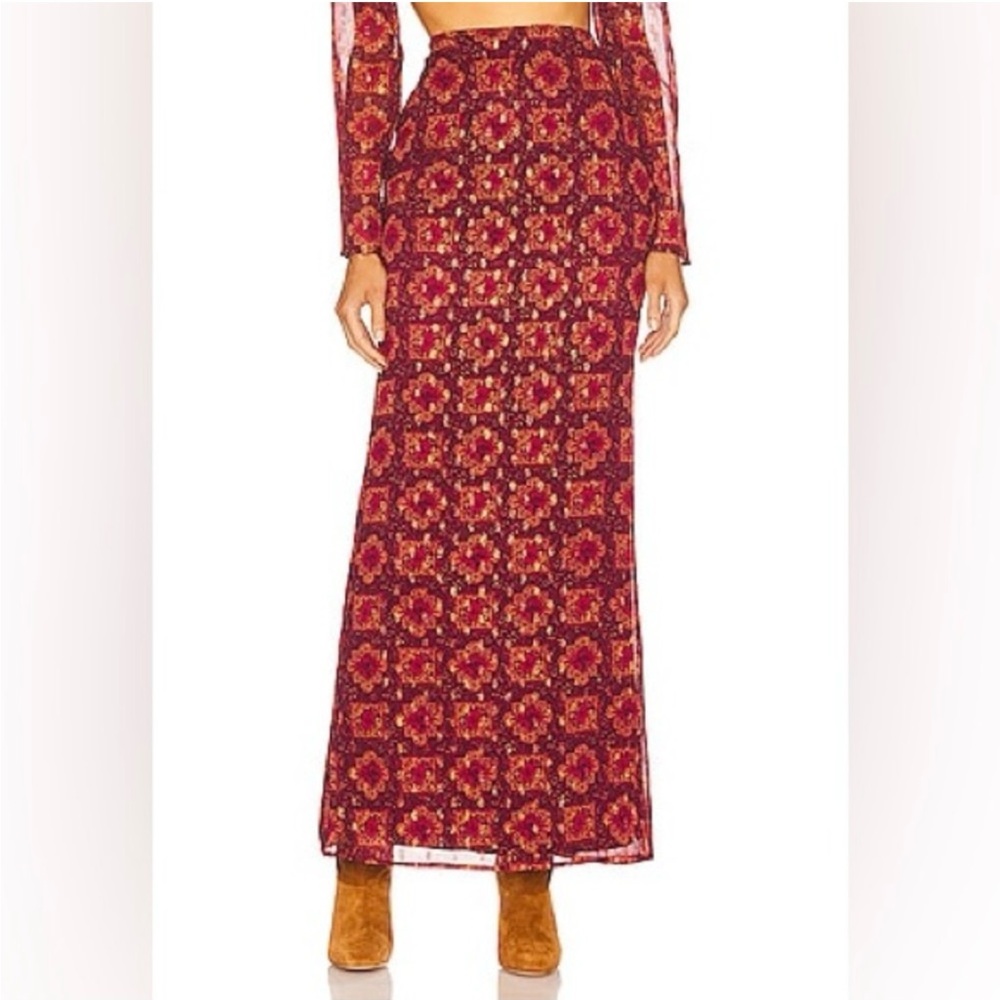 House of Harlow x Revolve Paloma Skirt in Pink Multi